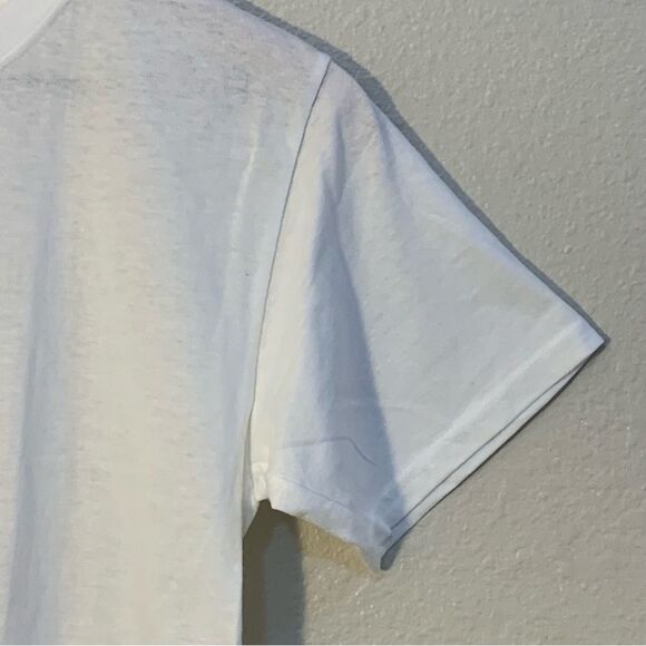 Hanes 2 T-Shirts Undershirts Youth Large White 100% Cotton Crew Neck Lot 2. - Picture 7 of 9